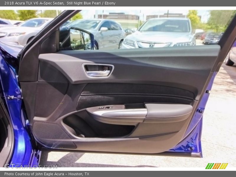 Still Night Blue Pearl / Ebony 2018 Acura TLX V6 A-Spec Sedan