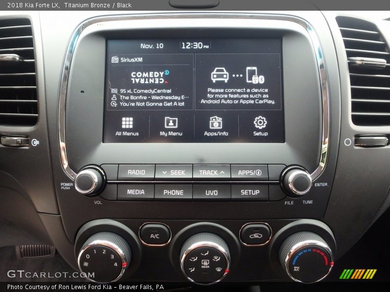 Titanium Bronze / Black 2018 Kia Forte LX