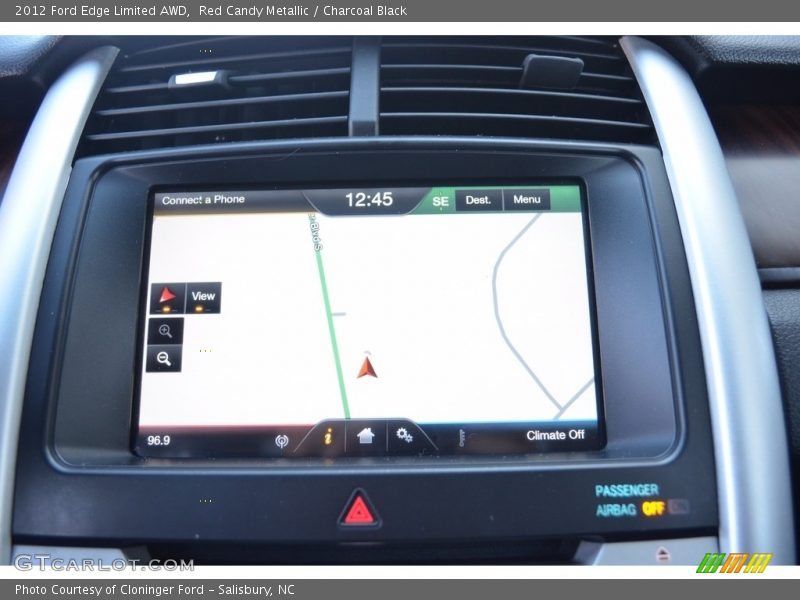 Red Candy Metallic / Charcoal Black 2012 Ford Edge Limited AWD