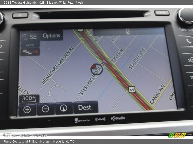 Blizzard White Pearl / Ash 2018 Toyota Highlander XLE