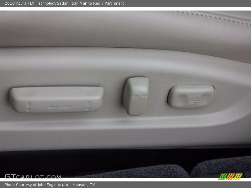 San Marino Red / Parchment 2018 Acura TLX Technology Sedan