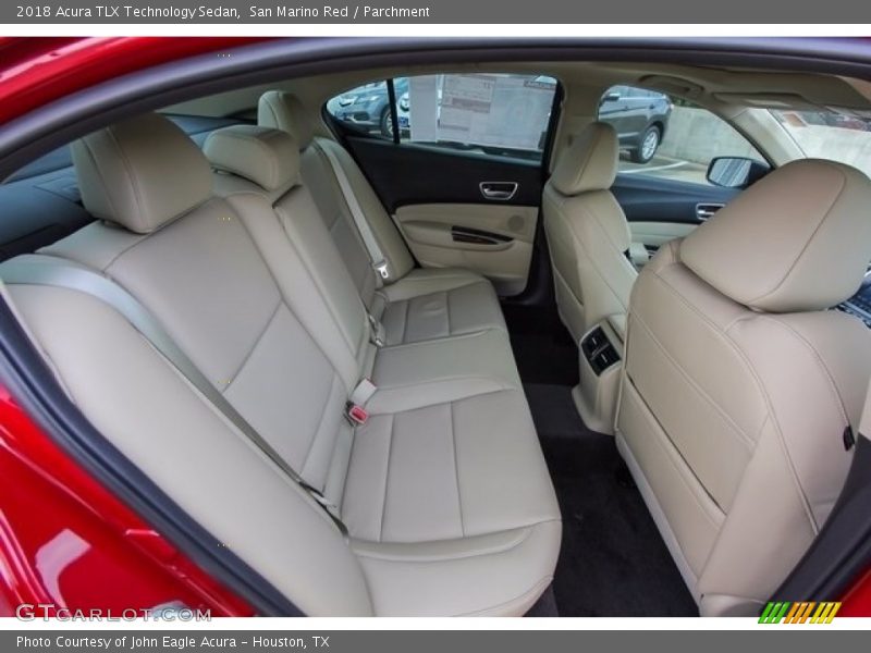 San Marino Red / Parchment 2018 Acura TLX Technology Sedan