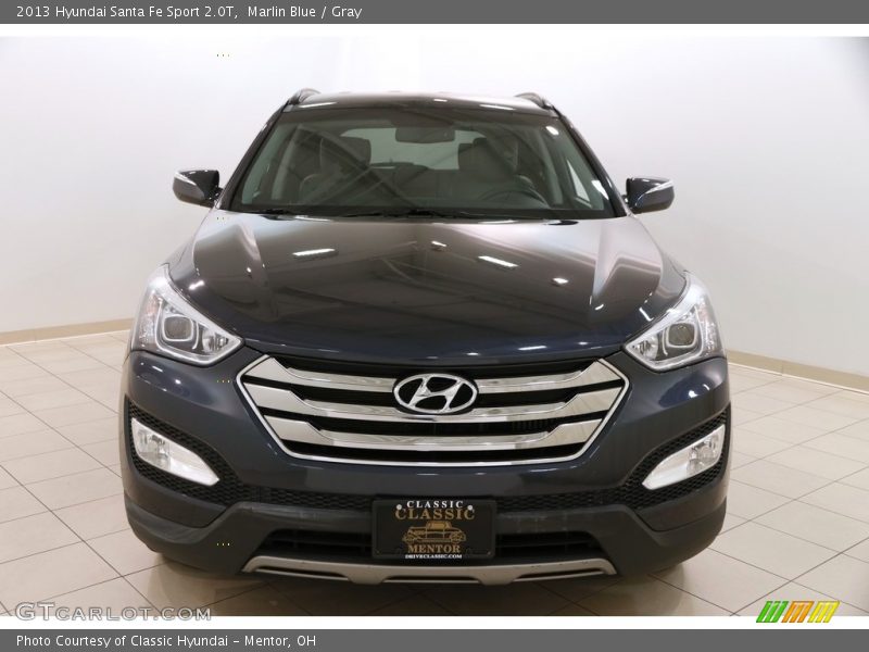 Marlin Blue / Gray 2013 Hyundai Santa Fe Sport 2.0T