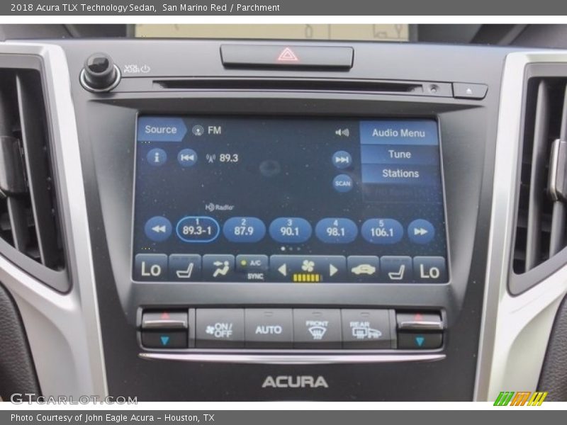 San Marino Red / Parchment 2018 Acura TLX Technology Sedan