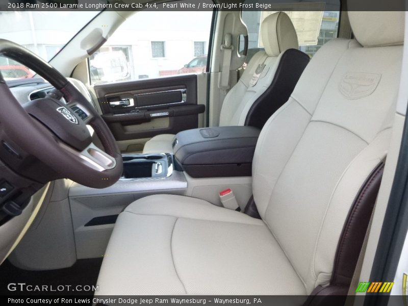 Front Seat of 2018 2500 Laramie Longhorn Crew Cab 4x4