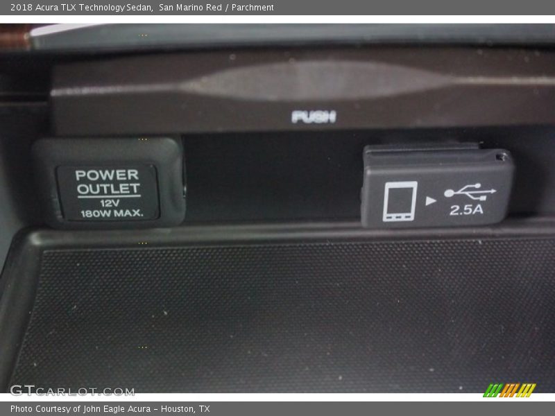 San Marino Red / Parchment 2018 Acura TLX Technology Sedan