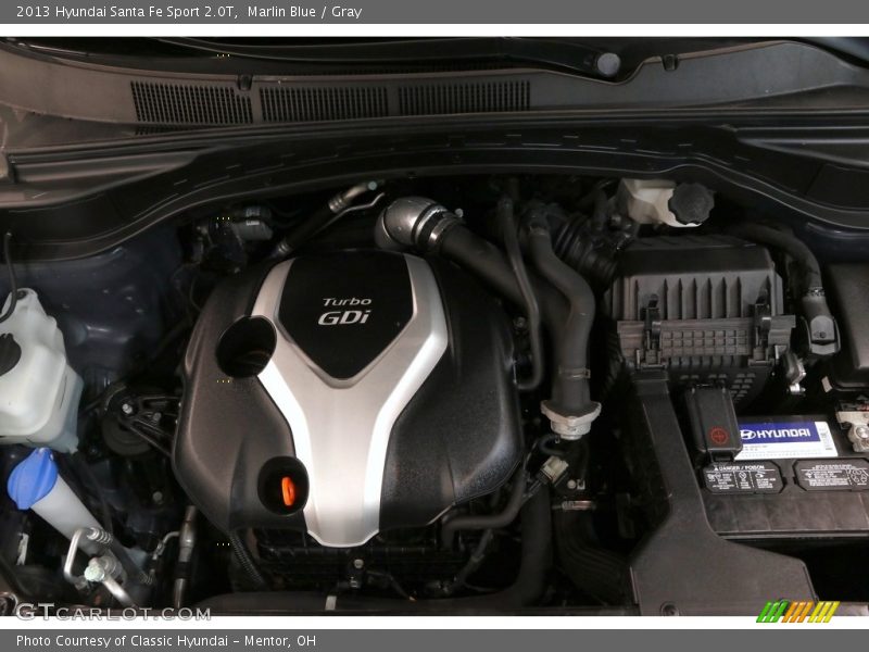 Marlin Blue / Gray 2013 Hyundai Santa Fe Sport 2.0T