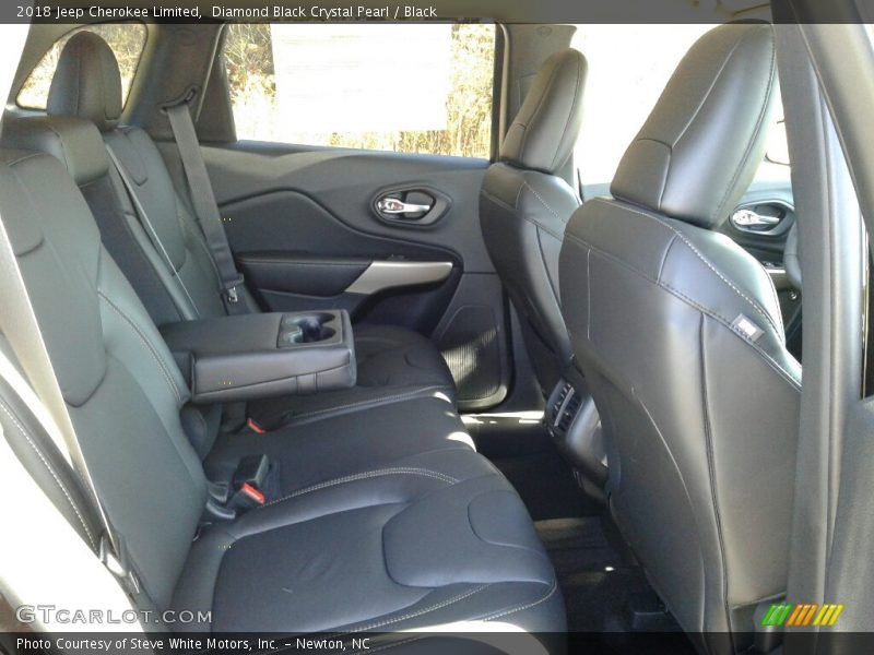 Diamond Black Crystal Pearl / Black 2018 Jeep Cherokee Limited