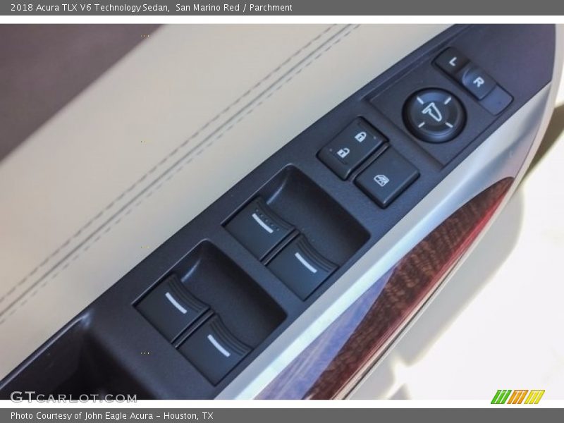 San Marino Red / Parchment 2018 Acura TLX V6 Technology Sedan