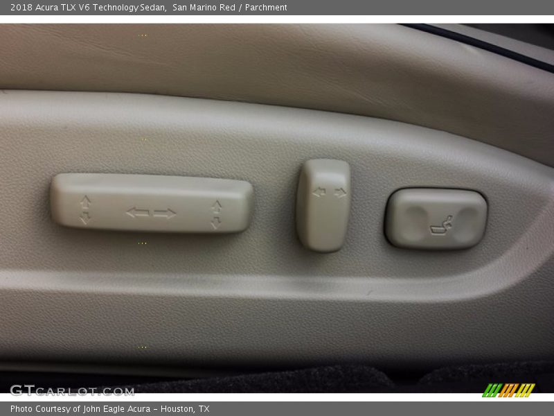 San Marino Red / Parchment 2018 Acura TLX V6 Technology Sedan