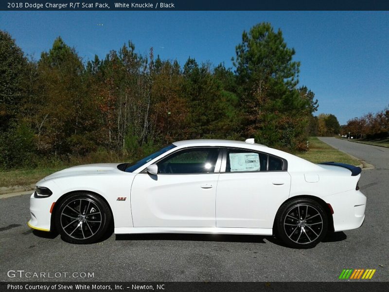 White Knuckle / Black 2018 Dodge Charger R/T Scat Pack