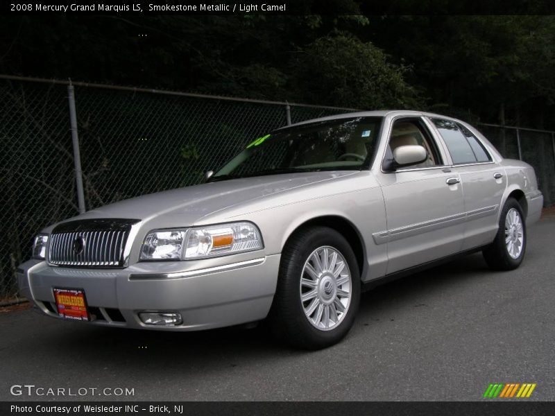 Smokestone Metallic / Light Camel 2008 Mercury Grand Marquis LS