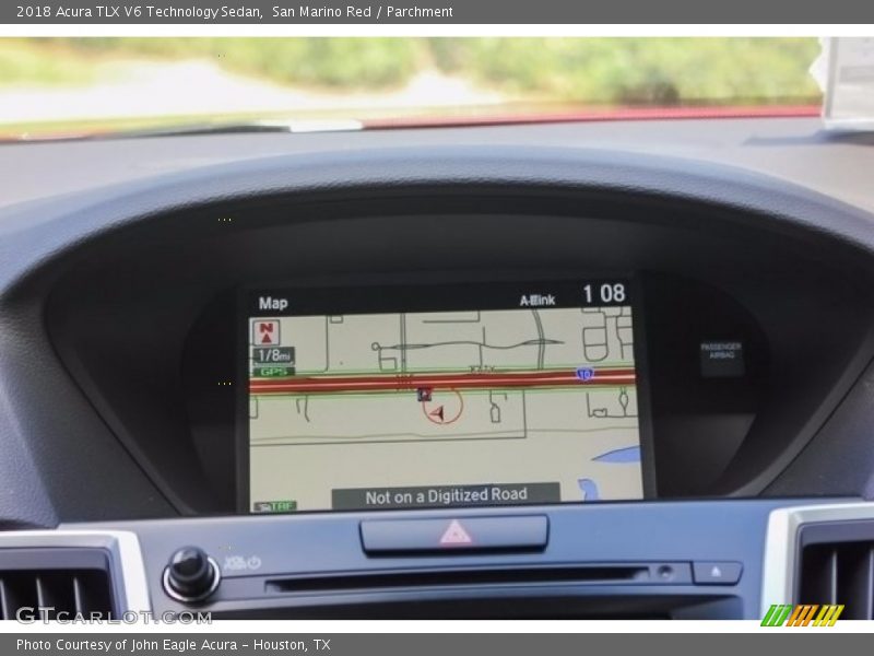 San Marino Red / Parchment 2018 Acura TLX V6 Technology Sedan
