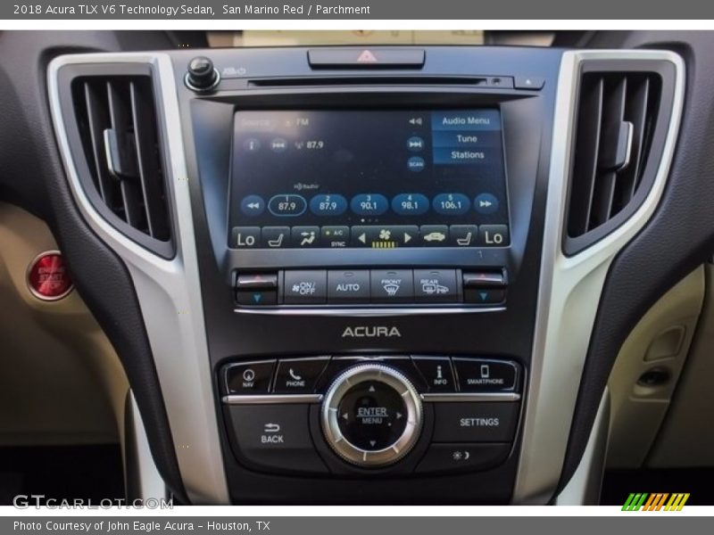 San Marino Red / Parchment 2018 Acura TLX V6 Technology Sedan