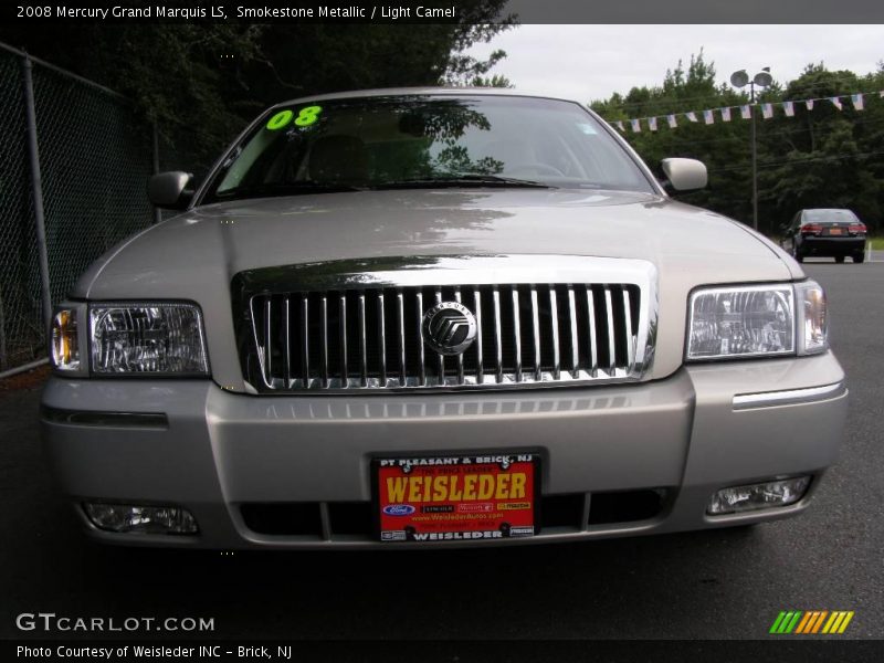 Smokestone Metallic / Light Camel 2008 Mercury Grand Marquis LS