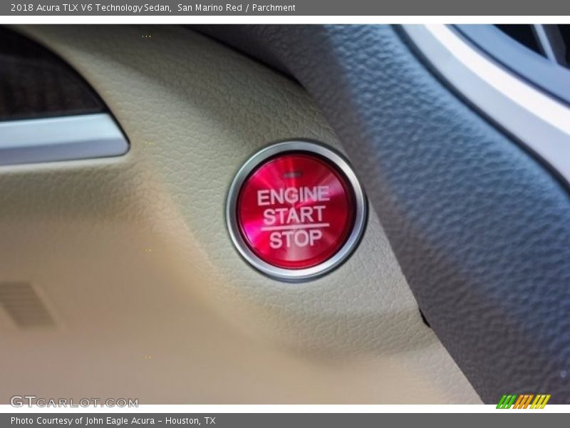 San Marino Red / Parchment 2018 Acura TLX V6 Technology Sedan