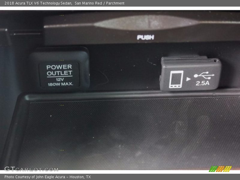 San Marino Red / Parchment 2018 Acura TLX V6 Technology Sedan
