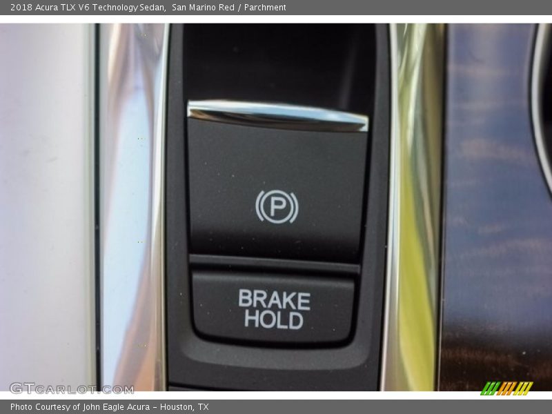 San Marino Red / Parchment 2018 Acura TLX V6 Technology Sedan