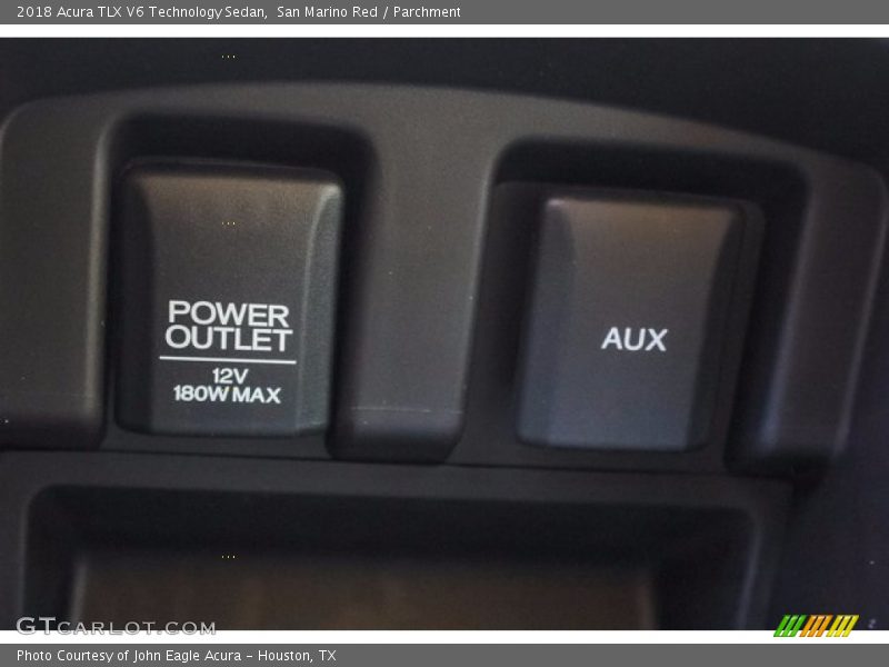 San Marino Red / Parchment 2018 Acura TLX V6 Technology Sedan