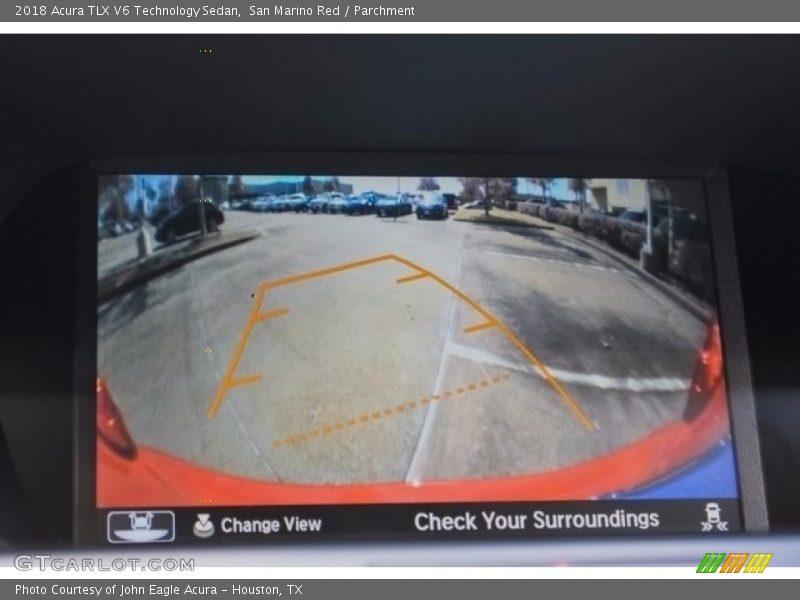 San Marino Red / Parchment 2018 Acura TLX V6 Technology Sedan