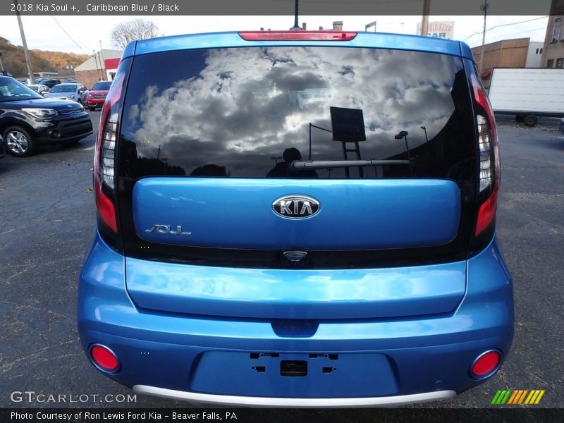 Caribbean Blue / Black 2018 Kia Soul +