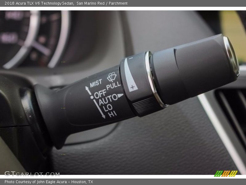 San Marino Red / Parchment 2018 Acura TLX V6 Technology Sedan