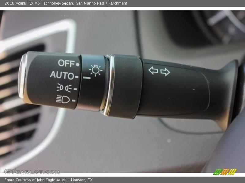 San Marino Red / Parchment 2018 Acura TLX V6 Technology Sedan