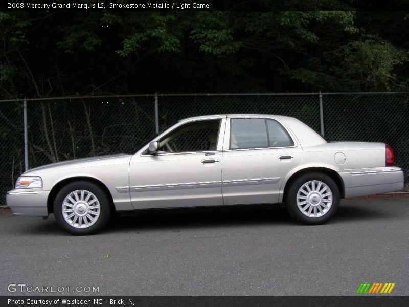 Smokestone Metallic / Light Camel 2008 Mercury Grand Marquis LS