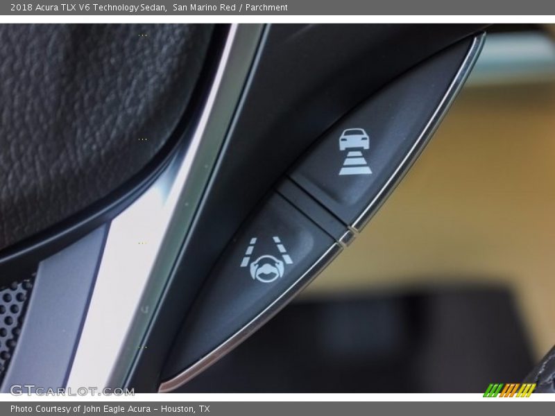 San Marino Red / Parchment 2018 Acura TLX V6 Technology Sedan
