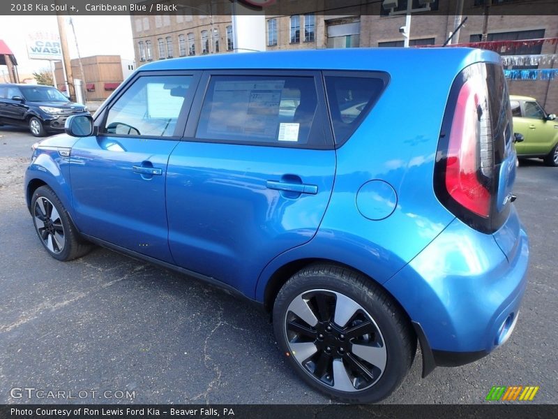 Caribbean Blue / Black 2018 Kia Soul +