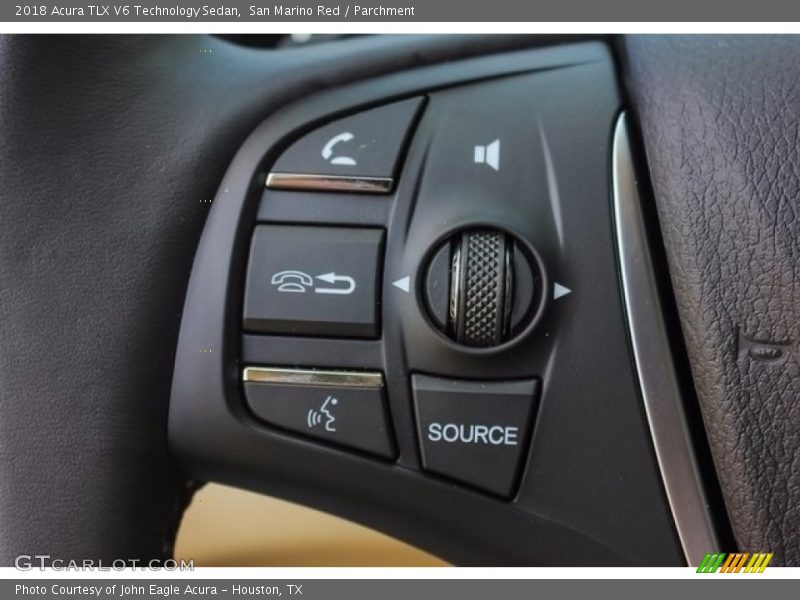 San Marino Red / Parchment 2018 Acura TLX V6 Technology Sedan