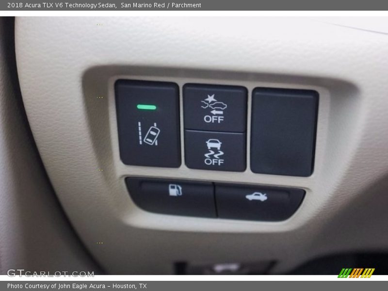 San Marino Red / Parchment 2018 Acura TLX V6 Technology Sedan