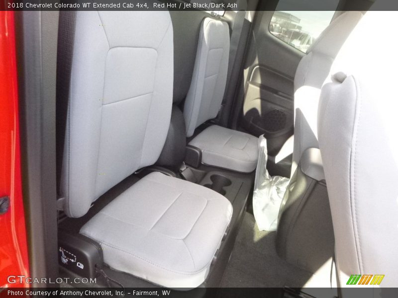 Red Hot / Jet Black/Dark Ash 2018 Chevrolet Colorado WT Extended Cab 4x4