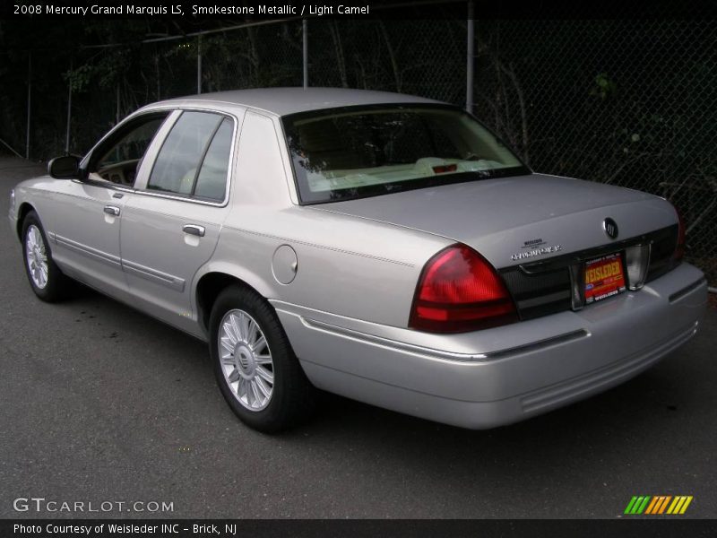 Smokestone Metallic / Light Camel 2008 Mercury Grand Marquis LS