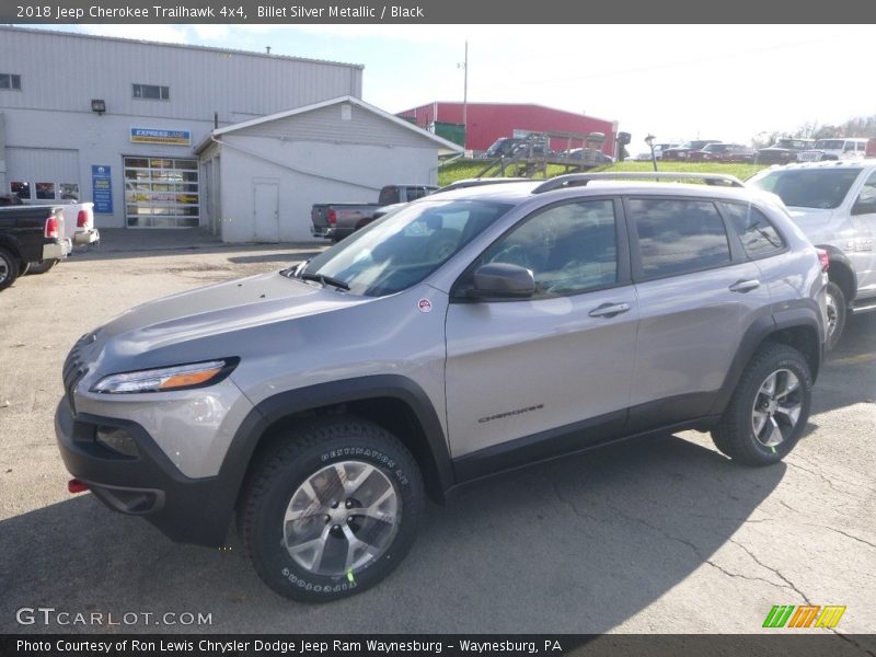 Billet Silver Metallic / Black 2018 Jeep Cherokee Trailhawk 4x4