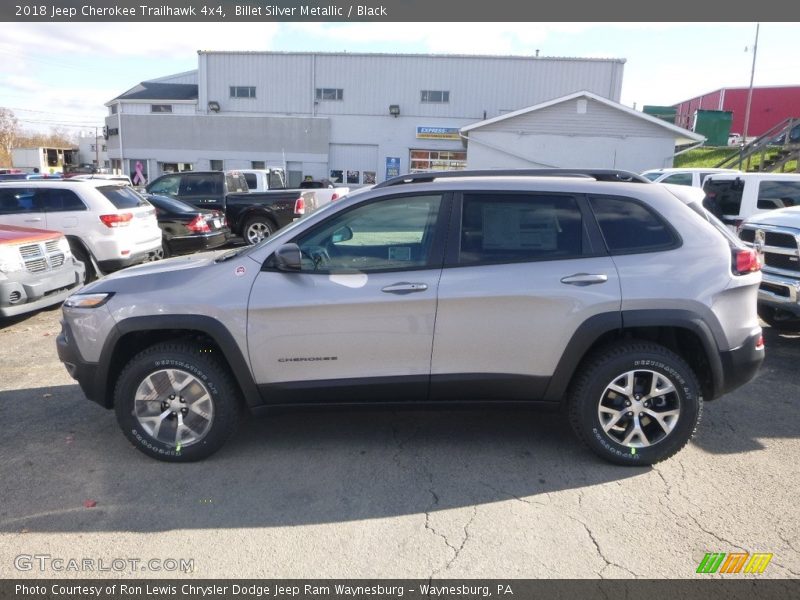 Billet Silver Metallic / Black 2018 Jeep Cherokee Trailhawk 4x4