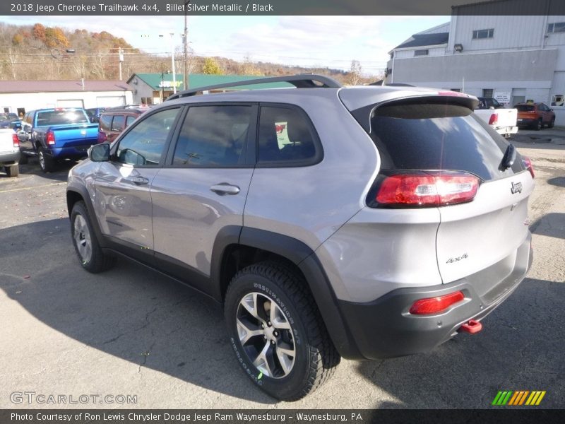 Billet Silver Metallic / Black 2018 Jeep Cherokee Trailhawk 4x4