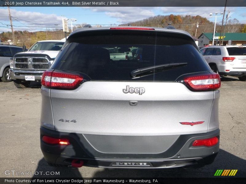 Billet Silver Metallic / Black 2018 Jeep Cherokee Trailhawk 4x4