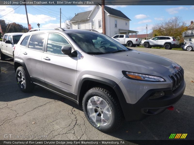 Billet Silver Metallic / Black 2018 Jeep Cherokee Trailhawk 4x4
