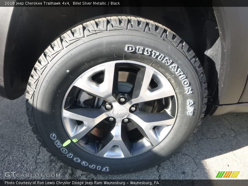 Billet Silver Metallic / Black 2018 Jeep Cherokee Trailhawk 4x4