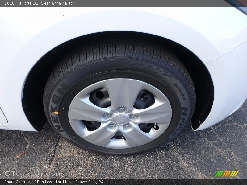 Clear White / Black 2018 Kia Forte LX
