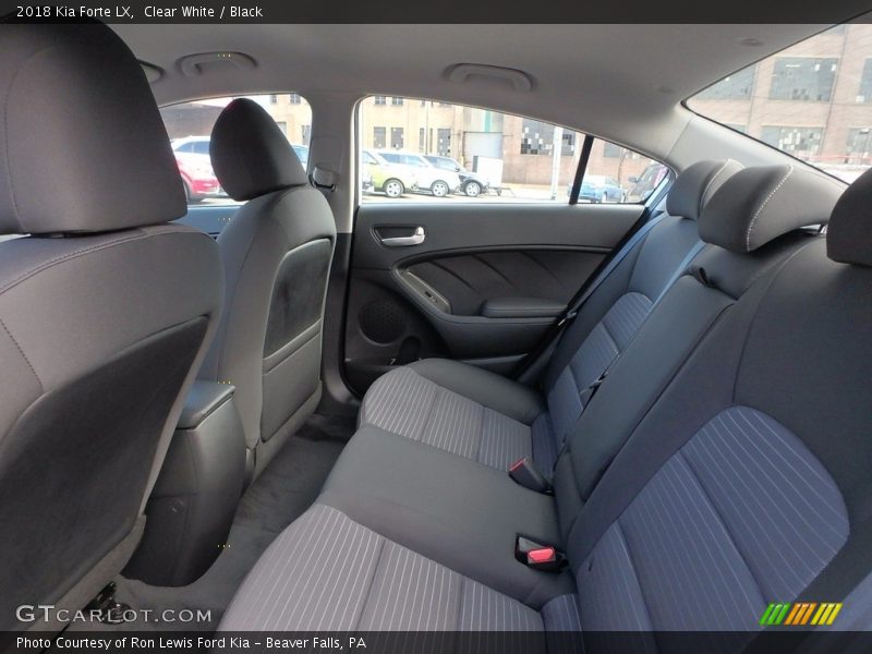 Clear White / Black 2018 Kia Forte LX
