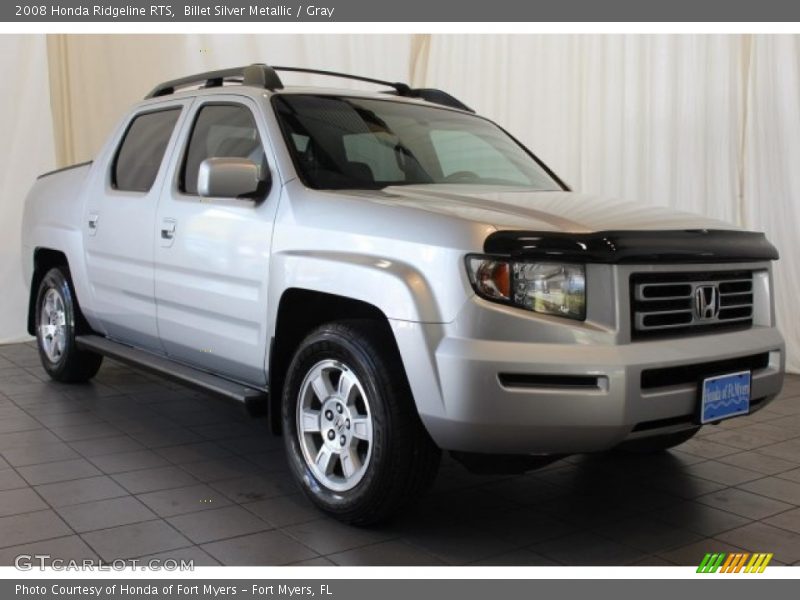 Billet Silver Metallic / Gray 2008 Honda Ridgeline RTS