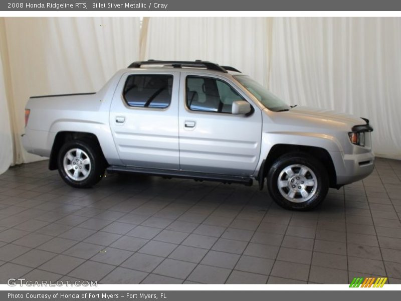 Billet Silver Metallic / Gray 2008 Honda Ridgeline RTS