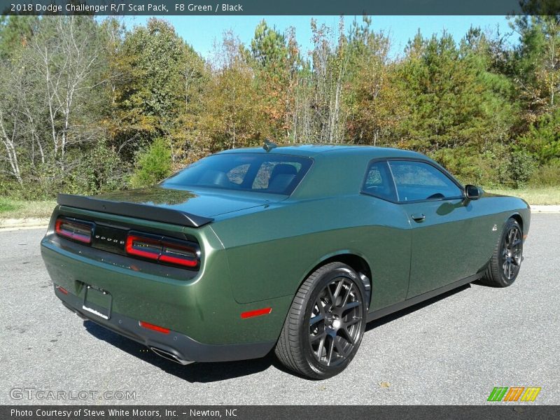 F8 Green / Black 2018 Dodge Challenger R/T Scat Pack