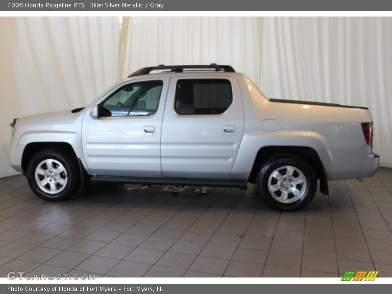 Billet Silver Metallic / Gray 2008 Honda Ridgeline RTS