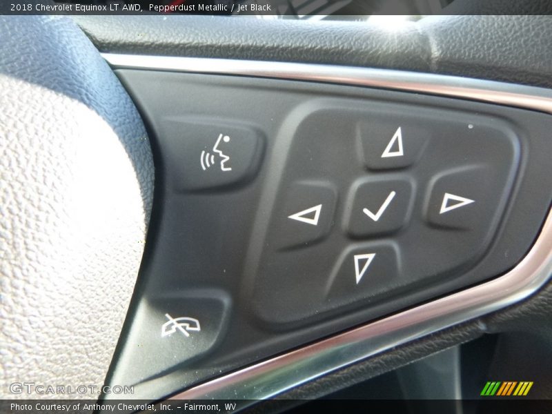 Pepperdust Metallic / Jet Black 2018 Chevrolet Equinox LT AWD