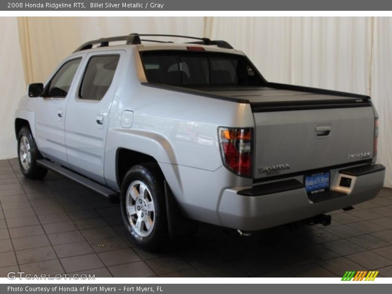 Billet Silver Metallic / Gray 2008 Honda Ridgeline RTS