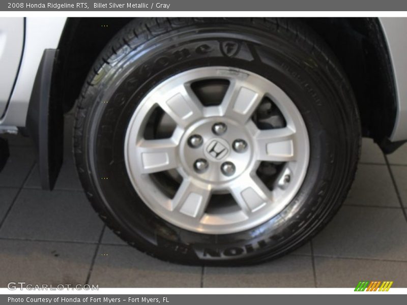 Billet Silver Metallic / Gray 2008 Honda Ridgeline RTS