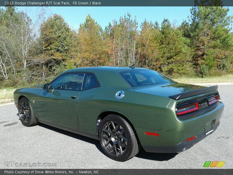 F8 Green / Black 2018 Dodge Challenger R/T Scat Pack
